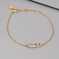 Connect Pave 14K Gold Vermeil Bracelet