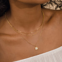 14K Gold Vermeil Link Chain Necklace | Wanderlust + Co
