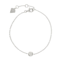 Brilliant Bezel 925 Sterling Silver Bracelet | Wanderlust + Co