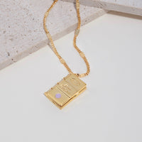 Next Chapter Book Gold Necklace | Wanderlust + Co 