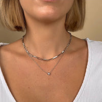 Link Topaz 925 Sterling Silver Necklace