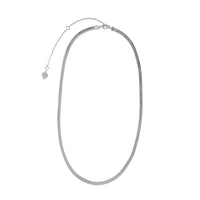 Edie Snake Chain Silver Necklace | Wanderlust + Co