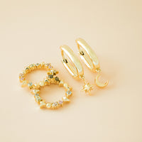 Selene Gold Huggie Earrings | Wanderlust + Co