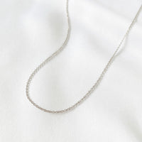 Sterling Silver Classic Chain Necklace | Wanderlust + Co
