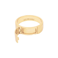Heirloom 14K Gold Vermeil Locket Ring  | Wanderlust + Co