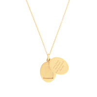 Only From The Heart 14K Gold Sterling Silver Locket Necklace  | Wanderlust + Co