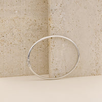 Classic 925 Sterling Silver Bangle | Wanderlust + Co 