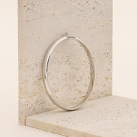 Classic Bold 925 Sterling Silver Bangle | Wanderlust + Co 