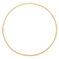 Pave 18K Gold Vermeil Tennis Necklace | Wanderlust + Co 