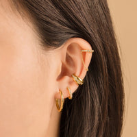 Classic Gold 17mm Hoop Earrings | Wanderlust + Co