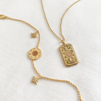 Le Soleil Gold Tarot Necklace | Wanderlust + Co