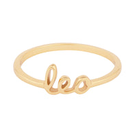 Leo Gold Ring | Wanderlust + Co 