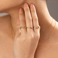 Aries Gold Ring | Wanderlust + Co 