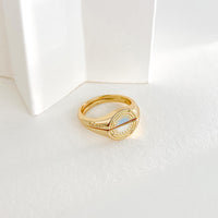 Rise Gold Mantra Ring | Wanderlust + Co