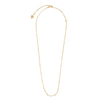 Beaded Chain Gold Necklace | Wanderlust + Co